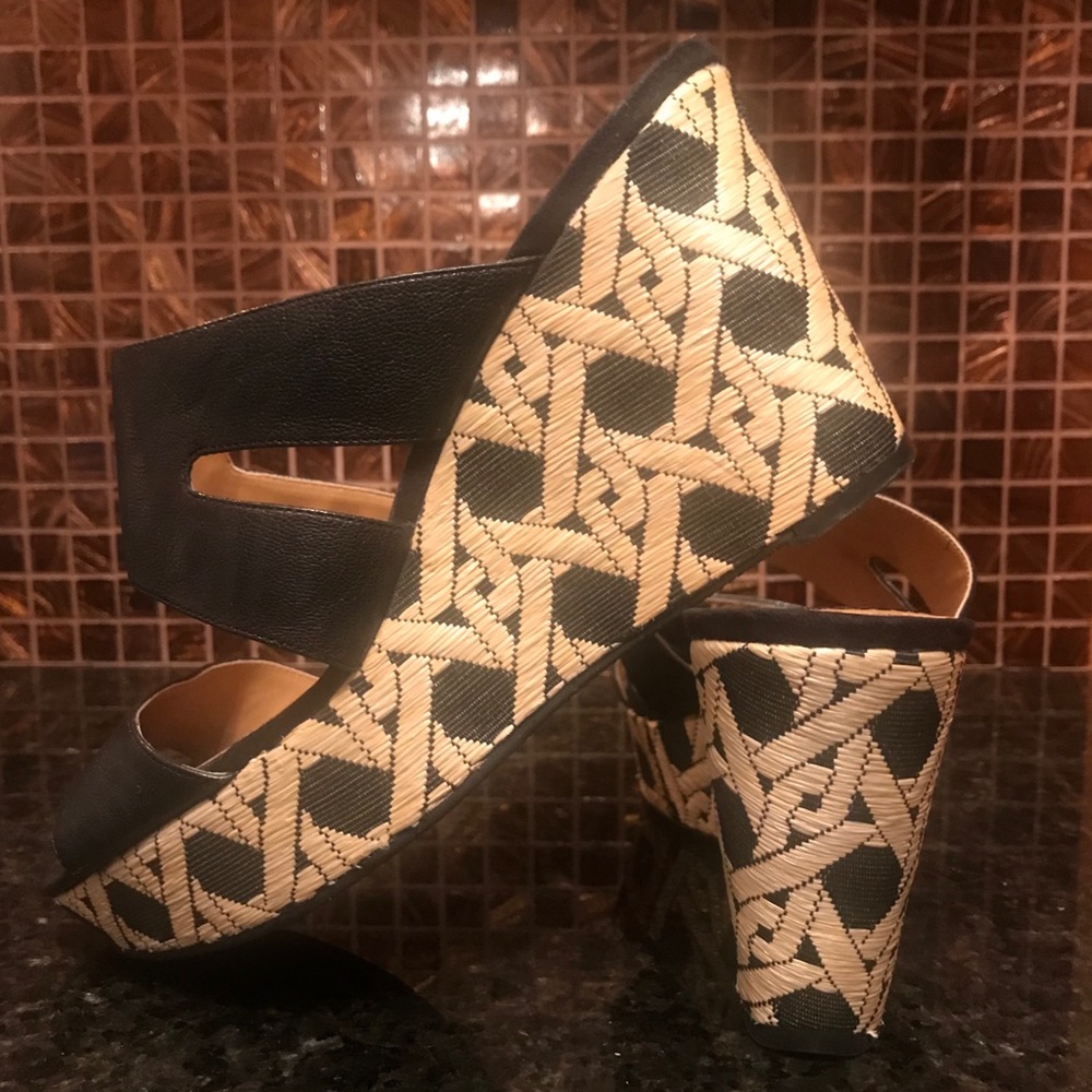 Nine West Wedge Slide Sandal 9.5